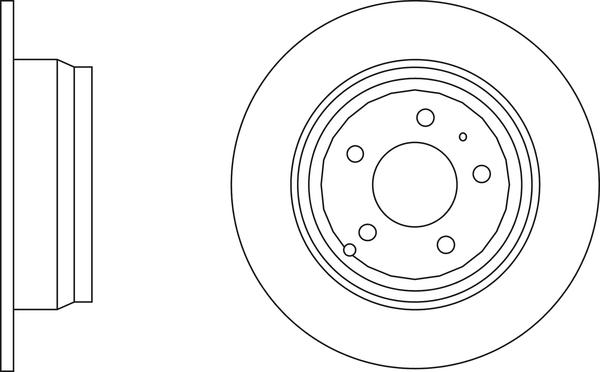 APEC SDK6189 - Disque de frein cwaw.fr