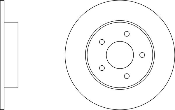 APEC SDK6137 - Disque de frein cwaw.fr