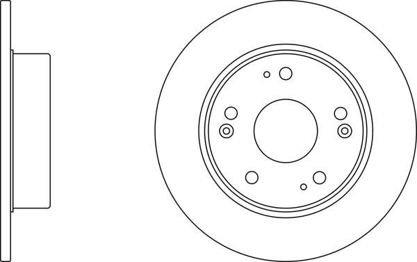 BENDIX 520925 - Disque de frein cwaw.fr