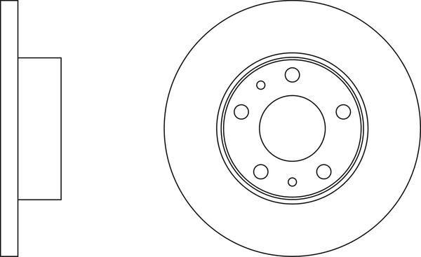 APEC SDK6267 - Disque de frein cwaw.fr