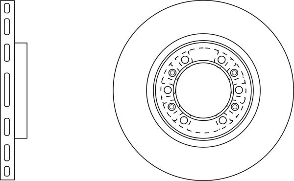 APEC SDK6203 - Disque de frein cwaw.fr