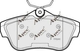 APEC PAD1540 - Kit de plaquettes de frein, frein à disque cwaw.fr