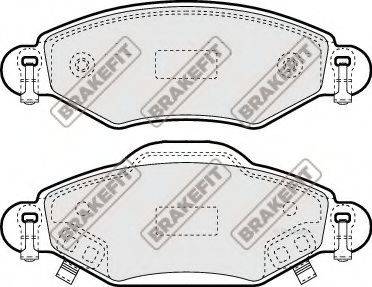 APEC PD3073 - Kit de plaquettes de frein, frein à disque cwaw.fr