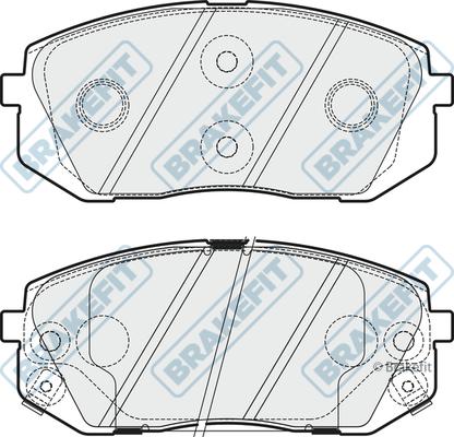 APEC PD3356 - Kit de plaquettes de frein, frein à disque cwaw.fr