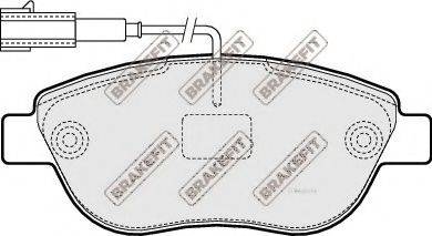 APEC PD3218 - Kit de plaquettes de frein, frein à disque cwaw.fr