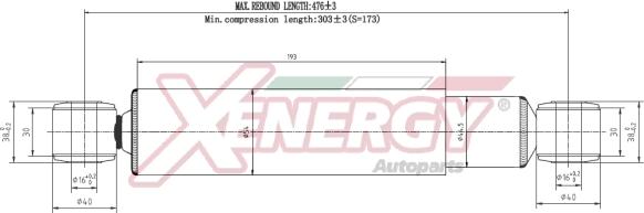 AP XENERGY X992135 - Amortisseur cwaw.fr