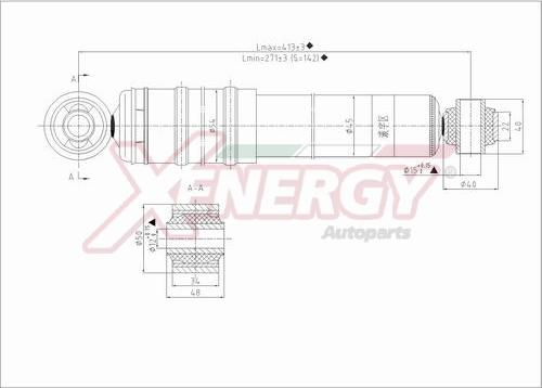 AP XENERGY X445344 - Amortisseur cwaw.fr