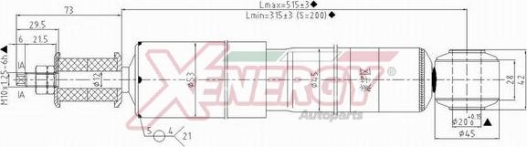 AP XENERGY X454344 - Amortisseur cwaw.fr