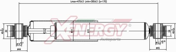 AP XENERGY X458344 - Amortisseur cwaw.fr