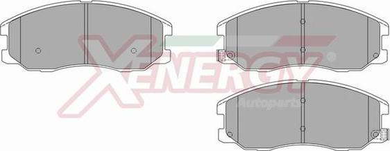 AP XENERGY X40995 - Kit de plaquettes de frein, frein à disque cwaw.fr