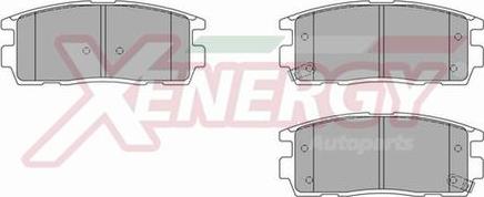 AP XENERGY X40996 - Kit de plaquettes de frein, frein à disque cwaw.fr