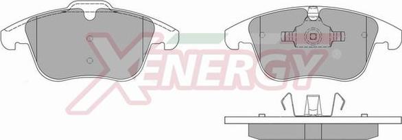 AP XENERGY X40992 - Kit de plaquettes de frein, frein à disque cwaw.fr