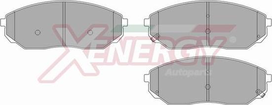 AP XENERGY X40944 - Kit de plaquettes de frein, frein à disque cwaw.fr