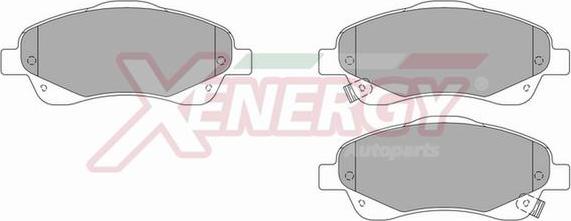 AP XENERGY X40909 - Kit de plaquettes de frein, frein à disque cwaw.fr