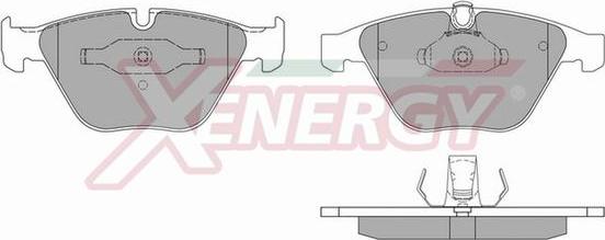 AP XENERGY X40918 - Kit de plaquettes de frein, frein à disque cwaw.fr