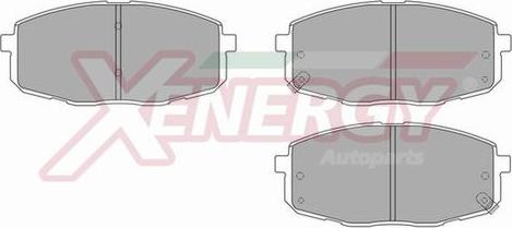 AP XENERGY X40984 - Kit de plaquettes de frein, frein à disque cwaw.fr