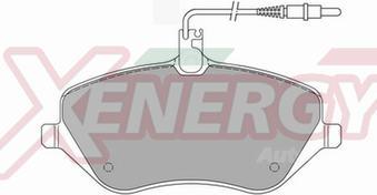 AP XENERGY X40934 - Kit de plaquettes de frein, frein à disque cwaw.fr