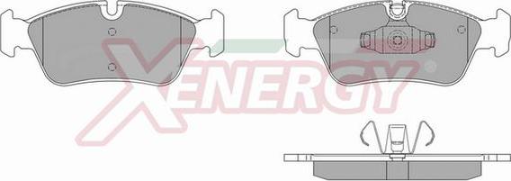 AP XENERGY X40931 - Kit de plaquettes de frein, frein à disque cwaw.fr