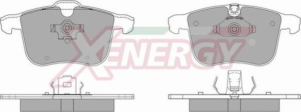 AP XENERGY X40937 - Kit de plaquettes de frein, frein à disque cwaw.fr