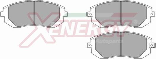 AP XENERGY X40925 - Kit de plaquettes de frein, frein à disque cwaw.fr