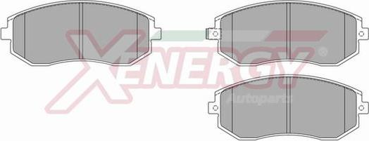 AP XENERGY X40926 - Kit de plaquettes de frein, frein à disque cwaw.fr