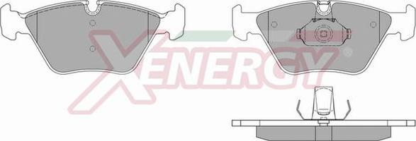 AP XENERGY X40927 - Kit de plaquettes de frein, frein à disque cwaw.fr