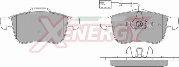 AP XENERGY X40976 - Kit de plaquettes de frein, frein à disque cwaw.fr