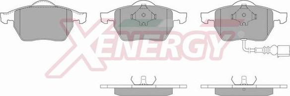 AP XENERGY X40490 - Kit de plaquettes de frein, frein à disque cwaw.fr