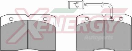 AP XENERGY X40454 - Kit de plaquettes de frein, frein à disque cwaw.fr