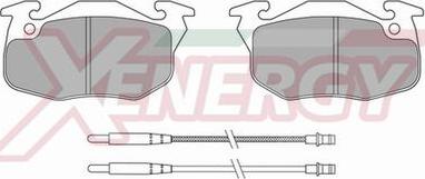 AP XENERGY X40410 - Kit de plaquettes de frein, frein à disque cwaw.fr