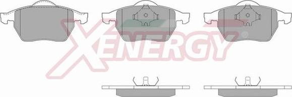 AP XENERGY X40484 - Kit de plaquettes de frein, frein à disque cwaw.fr