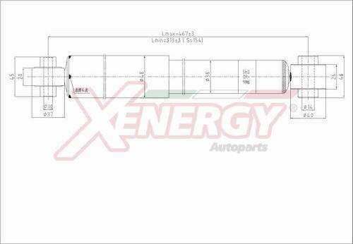 AP XENERGY X404343 - Amortisseur cwaw.fr