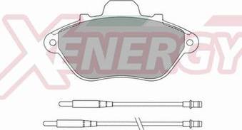 AP XENERGY X40470 - Kit de plaquettes de frein, frein à disque cwaw.fr