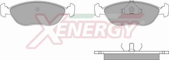 AP XENERGY X40564 - Kit de plaquettes de frein, frein à disque cwaw.fr