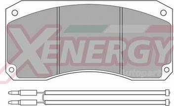 AP XENERGY X40503 - Kit de plaquettes de frein, frein à disque cwaw.fr