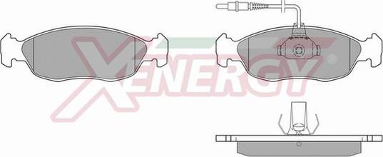 AP XENERGY X40510 - Kit de plaquettes de frein, frein à disque cwaw.fr