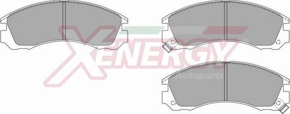 AP XENERGY X40530 - Kit de plaquettes de frein, frein à disque cwaw.fr