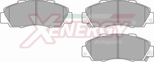 AP XENERGY X40537 - Kit de plaquettes de frein, frein à disque cwaw.fr