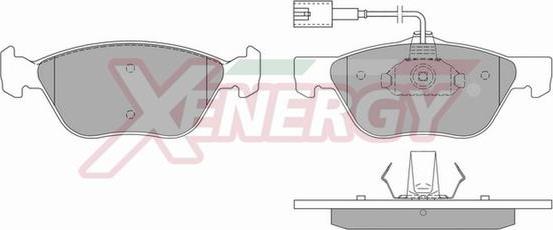 AP XENERGY X40577 - Kit de plaquettes de frein, frein à disque cwaw.fr