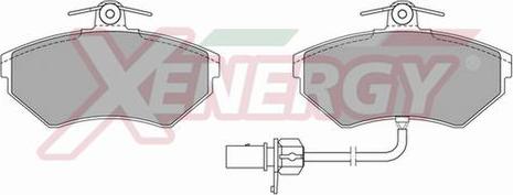 AP XENERGY X40644 - Kit de plaquettes de frein, frein à disque cwaw.fr