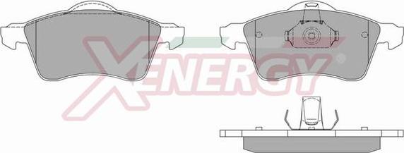 AP XENERGY X40654 - Kit de plaquettes de frein, frein à disque cwaw.fr