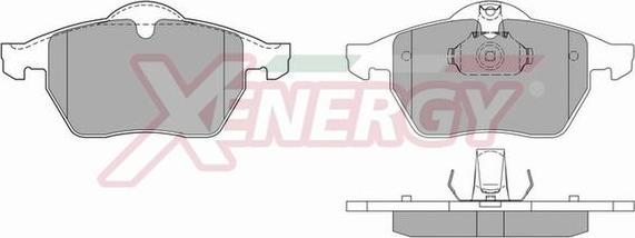 AP XENERGY X40601 - Kit de plaquettes de frein, frein à disque cwaw.fr