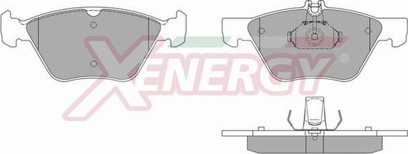 AP XENERGY X40639 - Kit de plaquettes de frein, frein à disque cwaw.fr