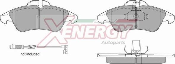 AP XENERGY X40625 - Kit de plaquettes de frein, frein à disque cwaw.fr