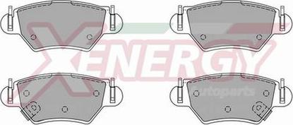 AP XENERGY X40678 - Kit de plaquettes de frein, frein à disque cwaw.fr