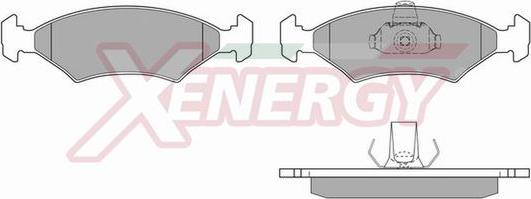 AP XENERGY X40102 - Kit de plaquettes de frein, frein à disque cwaw.fr