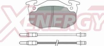 AP XENERGY X40134 - Kit de plaquettes de frein, frein à disque cwaw.fr