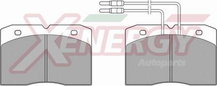 AP XENERGY X40172 - Kit de plaquettes de frein, frein à disque cwaw.fr