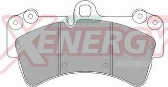 AP XENERGY X40894 - Kit de plaquettes de frein, frein à disque cwaw.fr