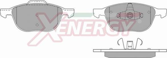 AP XENERGY X40897 - Kit de plaquettes de frein, frein à disque cwaw.fr